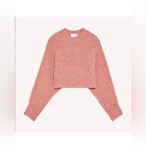 Aritzia Wilfred Free Lolan Wool Cropped Sweater